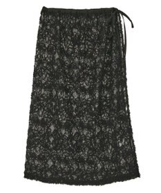 earth music&ecology モールレースラップスカート