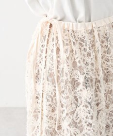 earth music&ecology モールレースラップスカート