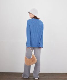 Tiaclasse 裏シャギージャガードニットパンツ