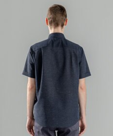 JOSEPH HOMME 新素材【軽量/通気性/清涼感/洗える/ストレッチ】レノクロスストレッチ　ウィングカラー半袖シャツ