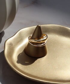 Tiaclasse ゴールド×シルバーリング