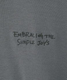 earth music&ecology サイドリブロゴスウェット