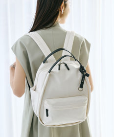 TOPKAPI 【Breath TOPKAPI】【撥水】ツヤ ナイロン レザーハンドル ミニ リュック