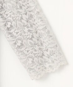 J.PRESS LADIES L 【洗える】ノルディス2wayジョーゼット レース袖 ワンピース