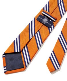 J.PRESS MEN 【J.PRESS ORIGINALS】Silk W-rep Regimental Tie / Japan Made