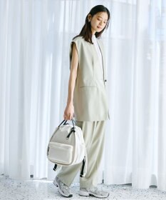 TOPKAPI 【Breath TOPKAPI】【撥水】ツヤ ナイロン レザーハンドル ミニ リュック