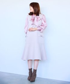 Feroux 【新型・洗える】リボンデザイン ダンボールワンピース