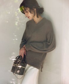 組曲 【WEB限定】サテンナロー スカート