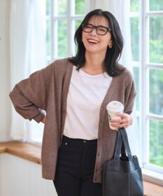 WEGO 【WEB限定/2025年秋冬新作//洗濯可/MLサイズ展開/ユニセックス着用ITEM】ドロップショルダーカーディガン