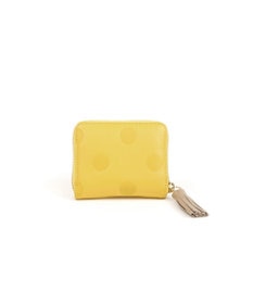 UNBILLION ペルケ perche / ドット型押し・ジャバラカードウォレット