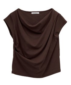 Green Parks ドレープオフショルフレンチ袖Ｔシャツ