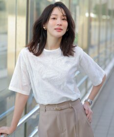 ANY SIS レースクロップド プルオーバー オフ