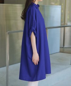 Tiaclasse 【洗える】麻ライクスキッパーシャツチュニック