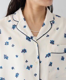 CRAFT STANDARD BOUTIQUE ボタニカルプリントオープンカラーシャツ