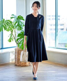 Tiaclasse 【安田美沙子さん着用・撥水】リボンキルティングパンプス　レインシューズ