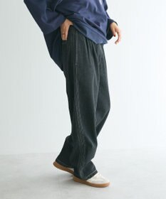 CRAFT STANDARD BOUTIQUE 【ユニセックス】デニム2タックワイドテーパードパンツ