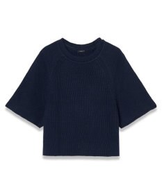 JOSEPH 【洗える】リネンブレンド　ショートスリーブニット