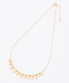 自由区 2WAYオーバルレーンプチ ネックレス ゴールド