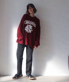 WEGO 【ユニセックス着用ITEM/MLサイズ展開/25年秋冬新作】ファジーグラフィックプルオーバー