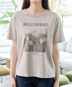 Tiaclasse L 【おのののかさん着用】「サマケア」グラフィックプリントTシャツ