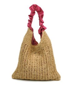 UNBILLION cachecache フリルワンハンドルペーパー手編みトート