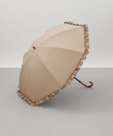 AURORA 【WEB・直営店限定】フリル晴雨兼用傘（1段スライドショート）