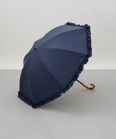 AURORA 【WEB・直営店限定】フリル晴雨兼用傘（1段スライドショート）