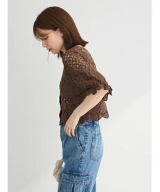 Green Parks ・ＳＵＧＡＲ　ＳＰＯＯＮ　２ｗａｙクロシェカーディガン