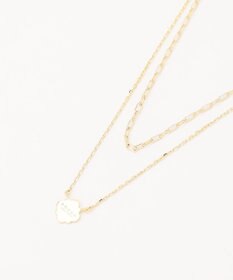 TOCCA LOGO CLOVER LAYERED NECKLACE ネックレス