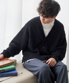 WEGO ツイストブークレカーディガン