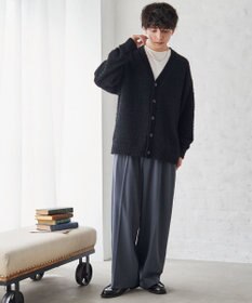 WEGO ツイストブークレカーディガン