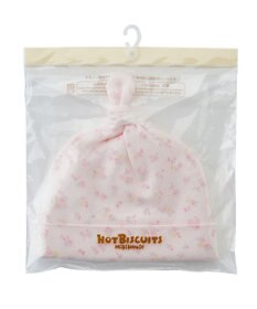 MIKI HOUSE HOT BISCUITS 【36-40cm】 総柄 新生児用 フード
