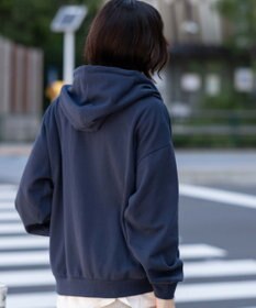 WEGO 【25年秋冬新作/ユニセックス着用ITEM/SMLサイズ展開】グラフィックロゴダブルZIPパーカー