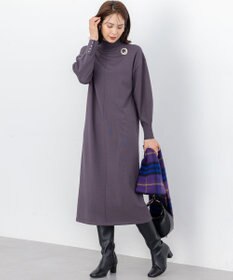 組曲 【WEB限定】スムースストレッチニット ワンピース