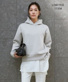 ICB L 【WEB限定・洗える】ソフトダンボール フーディ プルオーバー