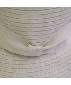 ATRENA 段折りブレード リボンつきキャペリン