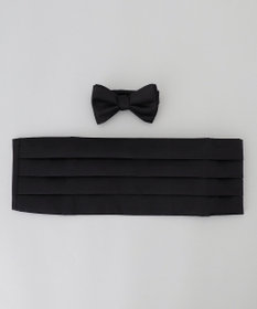 GOTAIRIKU 【WEAR BLACK】フォーマル用 ボウタイ&カマーバンドセット