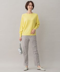 自由区 【洗える】リブレスコール ストレートパンツ