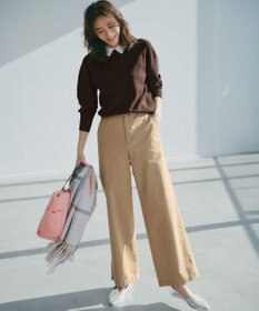 23区 【WEB&一部店舗限定】バイカラーデザイン 2WAY ニット