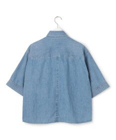 23区 【SLOW/一部店舗限定】LIGHT DENIM クロップド シャツ