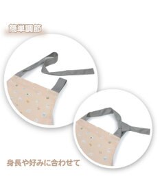 Mother garden しろたん  エプロン 《食いしん坊柄》 レディースフリーサイズ