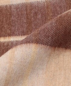 MOONBAT MACKINTOSH PHILOSOPHY ウール100%超大判チェックポンチョストール／幅70cm