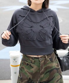 WEGO バタフライプルパーカー