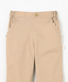 組曲 KIDS 【110-140㎝】スカラップポケット７分丈 パンツ