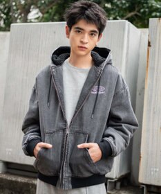 WEGO 【ユニセックス着用ITEM】ワーカーズボアフードブルゾン