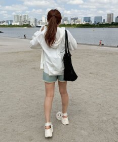 WEGO 【UVカット/吸水速乾】ラッシュガードパーカー