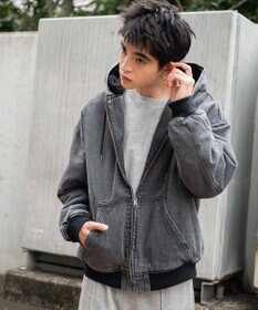 WEGO 【ユニセックス着用ITEM】ワーカーズボアフードブルゾン