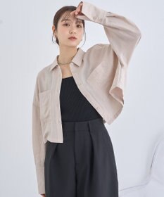 earth music&ecology Ｗポケットショートシャツ