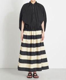 NAVE 【Nave　洗える】ソフトタフタ  スリットスリーブ ブルゾン