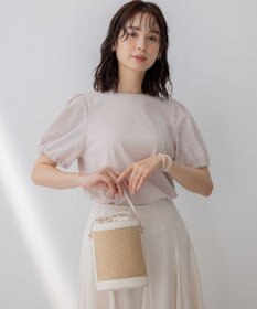 組曲 マテリアルコンビバケットバッグ